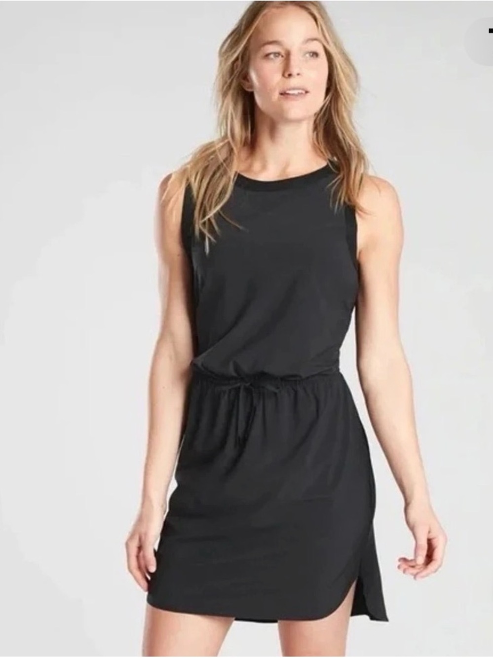 Athleta Rincon dress black. Petite xs